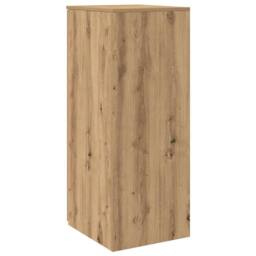 Berkfield Home Storage Cabinet Artisan Oak 40x45x103.5 cm Engineered Wood in Brown - thumbnail 7