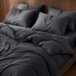 Bedable 100% Cotton Sateen Bedding Bundle 460 Thread Count - Duvet Cover + Fitted Sheet + 4 Pillowcases + Duvet + 4 Pillows - Size: Double - thumbnail 5