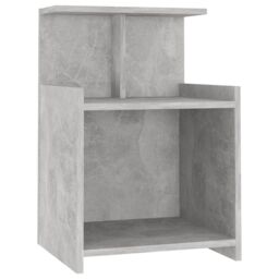 Berkfield Home Bed Cabinets 2 pcs Concrete Grey 40x35x60 cm Engineered Wood - Size: 40 x 35 x 60 cm - thumbnail 3