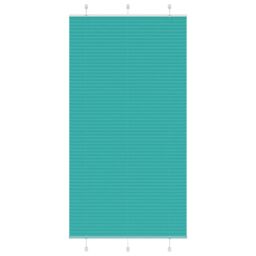 Berkfield Home Pleated Blind Petrol Green 110x200 cm Fabric Width 109.4 cm Polyester