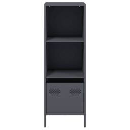 Berkfield Home Highboard Anthracite 35x39x103.5 cm Steel in Dark Grey - thumbnail 5