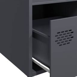Berkfield Home Highboard Anthracite 35x39x103.5 cm Steel in Dark Grey - thumbnail 9