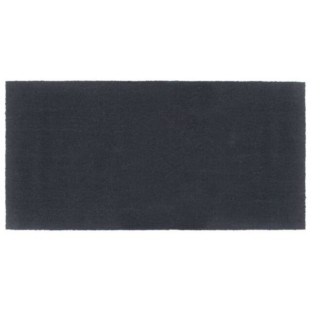 Berkfield Home Door Mat Dark Grey 100x200 cm Tufted Coir - image 1