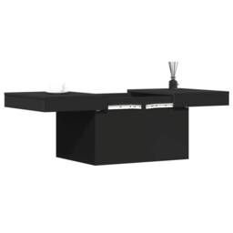 Berkfield Home Decorative Coffee Table Black 100x55x40 cm Engineered Wood - Size: 100 x 55 x 40 cm - thumbnail 4