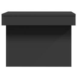 Berkfield Home Decorative Coffee Table Black 100x55x40 cm Engineered Wood - Size: 100 x 55 x 40 cm - thumbnail 6