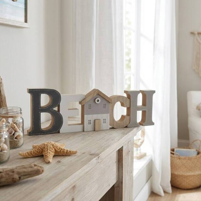 Garden Greatness Beach Slogan Wooden Plaque - Size: 1 Pack - image 1