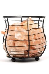 Myga Himalayan Fire Pit Salt Lamp 3-5kg in Burnt Orange - thumbnail 1