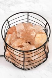 Myga Himalayan Fire Pit Salt Lamp 3-5kg in Burnt Orange - thumbnail 2