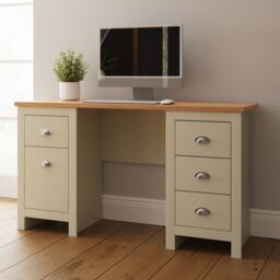 GFW Lancaster Study Desk in Cream - thumbnail 2