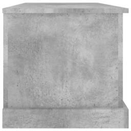 Berkfield Home Storage Box Concrete Grey 70x40x38 cm Engineered Wood - Size: 70 x 40 x 38 cm - thumbnail 7