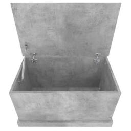 Berkfield Home Storage Box Concrete Grey 70x40x38 cm Engineered Wood - Size: 70 x 40 x 38 cm - thumbnail 8