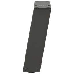 Berkfield Home Coffee Table Legs U-Shaped 2 pcs Anthracite 30x(30-31) cm Steel in Black - thumbnail 6
