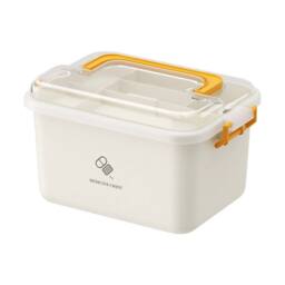 SPETLEK Medicine Storage Box yellow & white - Size: Large - thumbnail 3