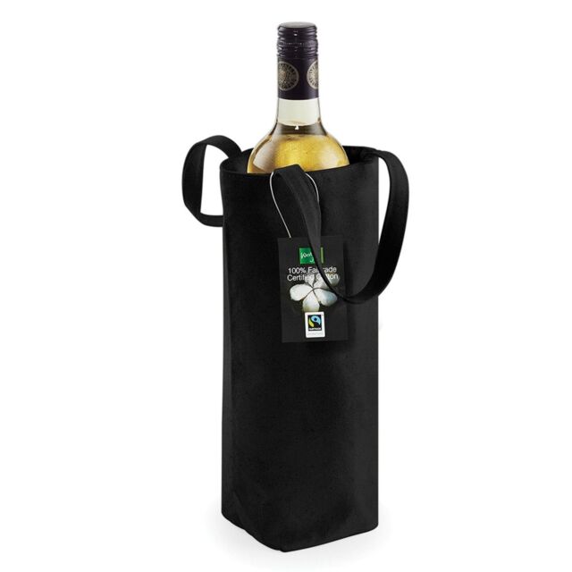 Westford Mill Cotton Bottle Bag Pack of 2 in Black - image 1