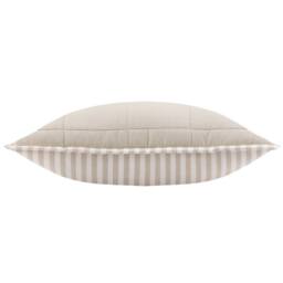 Yard Hebden Striped 100% Cotton Cushion in Natural - Size: 55 cm x 55 cm - thumbnail 5