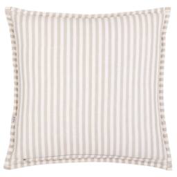 Yard Hebden Striped 100% Cotton Cushion in Natural - Size: 55 cm x 55 cm - thumbnail 4