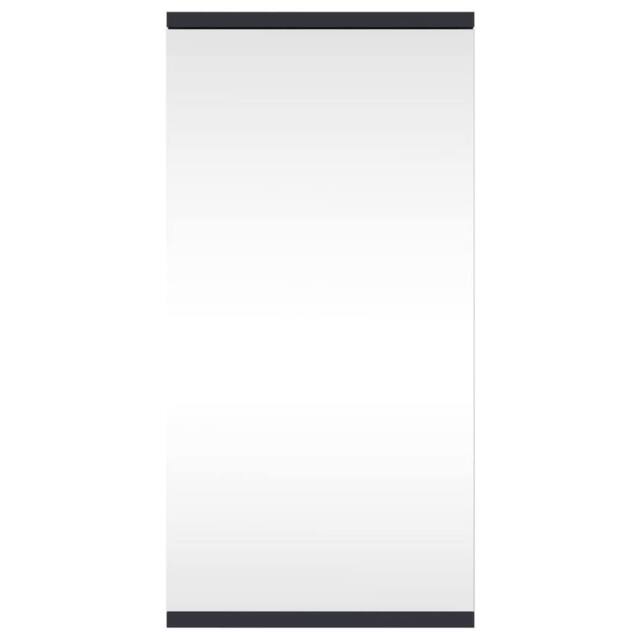 Berkfield Home Durable Corner Bathroom Mirror Cabinet Grey 30x24x60 cm - Size: 30 x 24 x 60 cm - image 1