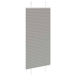 Berkfield Home Pleated Blind Anthracite 55x100 cm Fabric Width 54.4 cm Polyester in Dark Grey - thumbnail 4