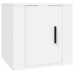 Berkfield Home Classic 2 Piece TV Cabinet Set White Engineered Wood - thumbnail 6