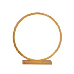 Lighting Collection Bamboo Led Light Table Lamp in Natural - thumbnail 2