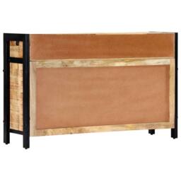 Berkfield Home Sideboard 120x35x76 cm Solid Mango Wood in Brown - Size: 120 x 35 x 76 cm - thumbnail 3