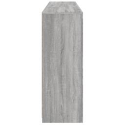 Berkfield Home Sideboard with LED Lights Grey Sonoma 162x37x100 cm - Size: 162 x 37 x 100 cm - thumbnail 7