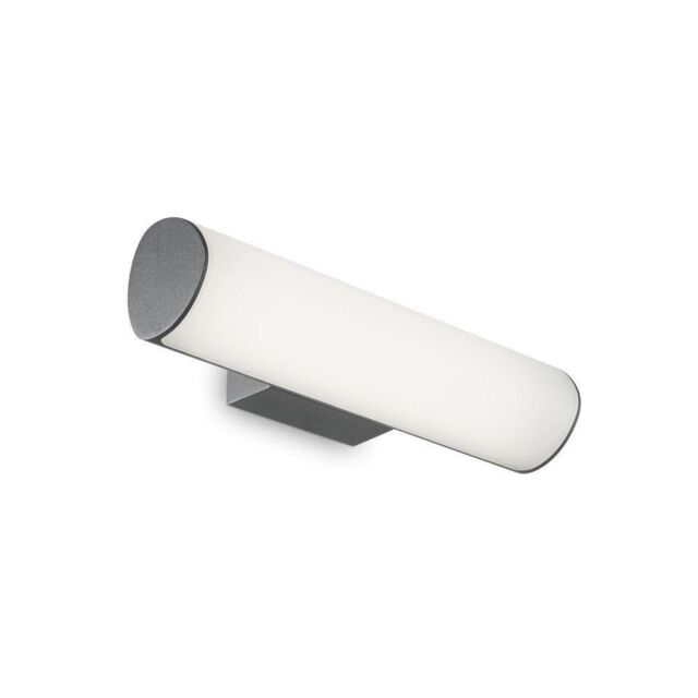 Netlighting Etere Integrated LED Outdoor Wall Lamp 1 Light Anthracite 3000K IP44 in Black