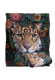 Reinders Tiger Silky Touch Super Soft Throw Blanket 152 X 127 cm in White - thumbnail 2