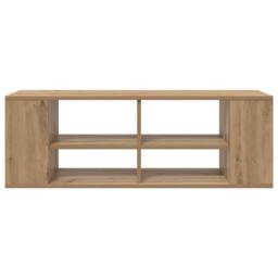 Berkfield Home TV Cabinet Artisan oak 102 x 35 x 35 cm Engineered wood in Brown - thumbnail 5