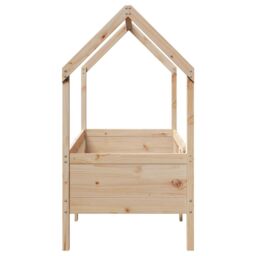 Berkfield Home Kids' House Bed Frame without Mattress 80x160 cm Pine in Brown - thumbnail 5