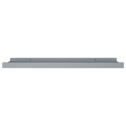 Berkfield Home Picture Frame Ledge Shelves 2 pcs Grey 60x9x3 cm MDF - Size: 60 x 9 x 3 cm - thumbnail 4