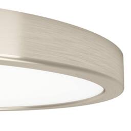 Eglo Fueva 6 Silver Steel & Plastic LED CCT Technology Flush Ceiling Light in Metallic Gold - thumbnail 4