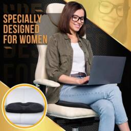 SPETLEK Donut Cushion in Black - thumbnail 4