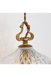 H&O Direct Single Light Glass Wall Sconce in Gold - thumbnail 6