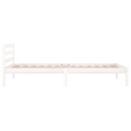 Berkfield Home Day Bed Solid Wood Pine 90x200 cm White - thumbnail 5