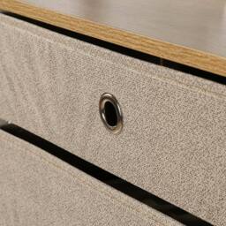 CALICOSY 3-Drawer Chest In Light Non-Woven Fabric - W48 Cm in White - thumbnail 9