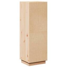 Berkfield Home Highboard 37x34x110 cm Solid Wood Pine in Natural - Size: 37 x 34 x 110 cm - thumbnail 7