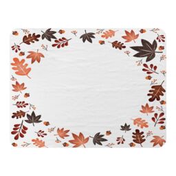 Benjamin Tate Design Decorative Autumn Blanket in Natural - Size: 120 cm x 150 cm - thumbnail 1