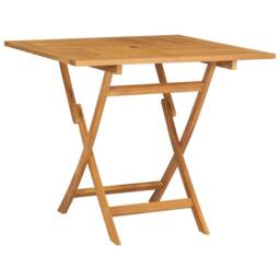 Berkfield Home Beautiful 5 Piece Garden Dining Set Solid Teak Wood in Brown - thumbnail 1