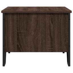 Berkfield Home Coffee Table Brown Oak 100x51x40 cm Engineered Wood - Size: 100 x 51 x 40 cm - thumbnail 6