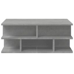 Berkfield Home Coffee Table Concrete Grey 70x70x29 cm Engineered Wood - Size: 70 x 70 x 29 cm - thumbnail 5