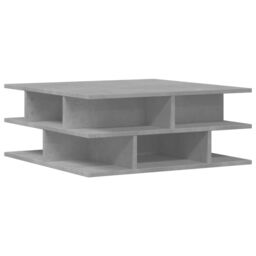 Berkfield Home Coffee Table Concrete Grey 70x70x29 cm Engineered Wood - Size: 70 x 70 x 29 cm - thumbnail 2