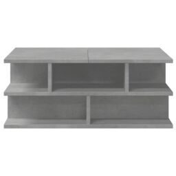 Berkfield Home Coffee Table Concrete Grey 70x70x29 cm Engineered Wood - Size: 70 x 70 x 29 cm - thumbnail 6