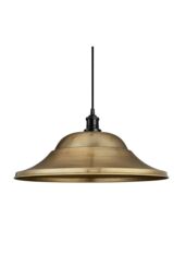 Industville Brooklyn Giant Hat Pendant, 21 Inch, Brass, Black Holder in Bronze - thumbnail 2