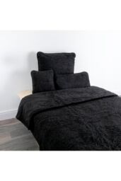 Native Natural Merino Wool Quilt - Black - Size: 200 cm x 240 cm - thumbnail 1