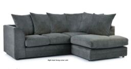 Snugg Furniture UK Limited (Right Hand) Chelsea Corner Sofa in Grey - thumbnail 1
