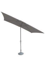Royalcraft 2.4x3m Crank & Tilt Parasol - Metal Pole (38mm Pole, 8 Ribs) in Grey - thumbnail 2