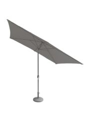 Royalcraft 2.4x3m Crank & Tilt Parasol - Metal Pole (38mm Pole, 8 Ribs) in Grey - thumbnail 1