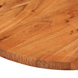 Berkfield Home Table Top 140x60x3.8 cm Oval Solid Wood Acacia in Brown - thumbnail 5