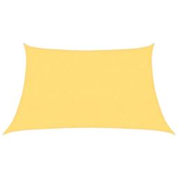 Berkfield Home Sunshade Sail 160 g/m ² Beige 3/4x2 m HDPE in Lemon - thumbnail 2